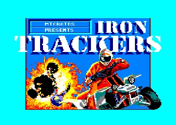 Iron Trackers (UK) (2 faces) (1989) screen shot title